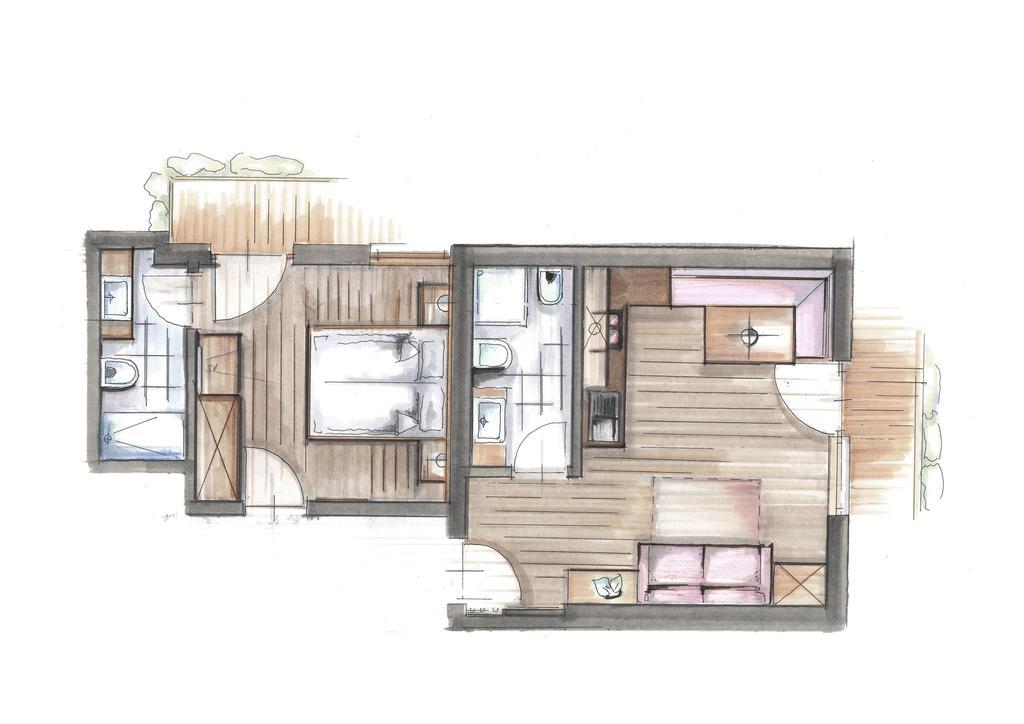 Garni Appartement Alpenresidence Cadipietra Habitación foto